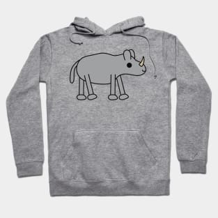 Cute Kawaii Rhino Hoodie